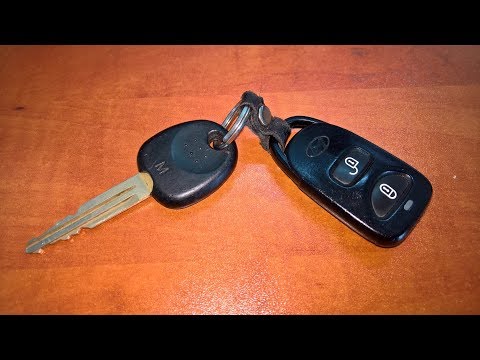 Замена аккумулятора в ключе - 07 - Hyundai Accent, Elantra, Matrix, Santa Fe, Sonata, Tucson, . 