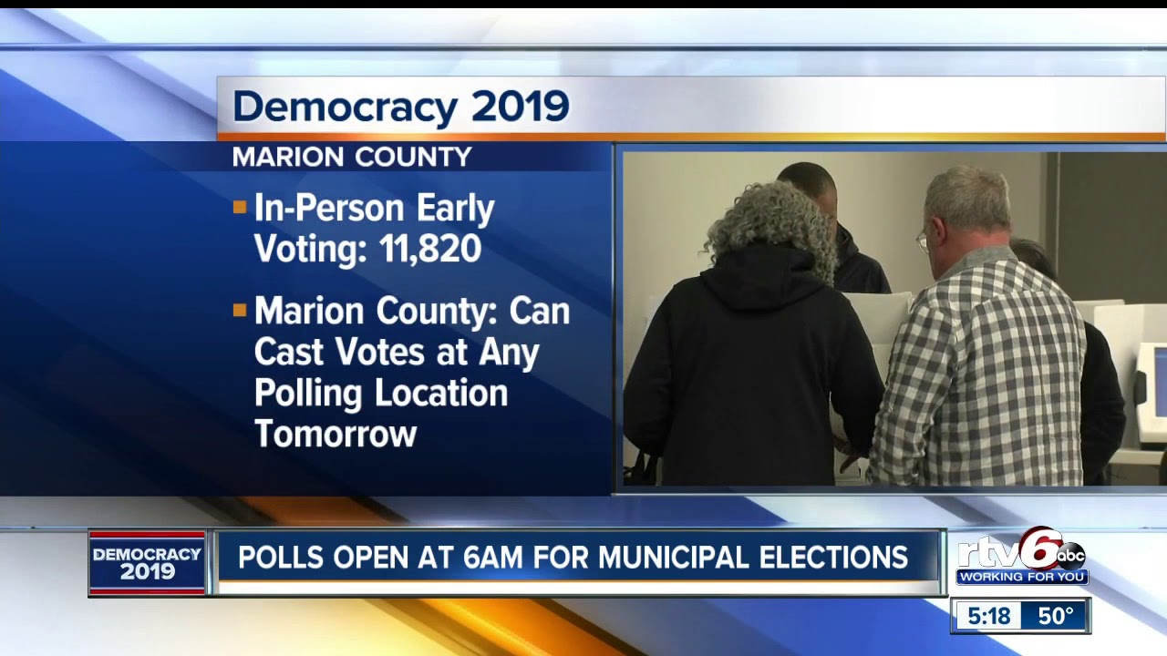 Polls open at 6 a.m. for 2019 municipal elections