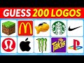 Guess the logo in 3 seconds  200 famous logos  logo quiz 2023