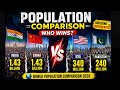 World Population Comparison 2026 🌍 | Biggest Country Differences Will Shock You!” #globeglimpse #fyp