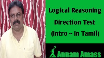 Directions - Intro | Logical Reasoning | Tamil | Annam Amass