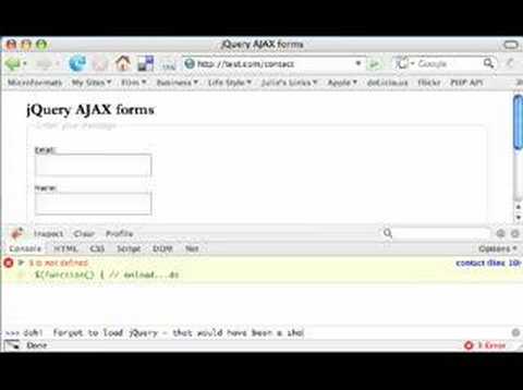 jQuery AJAX forms