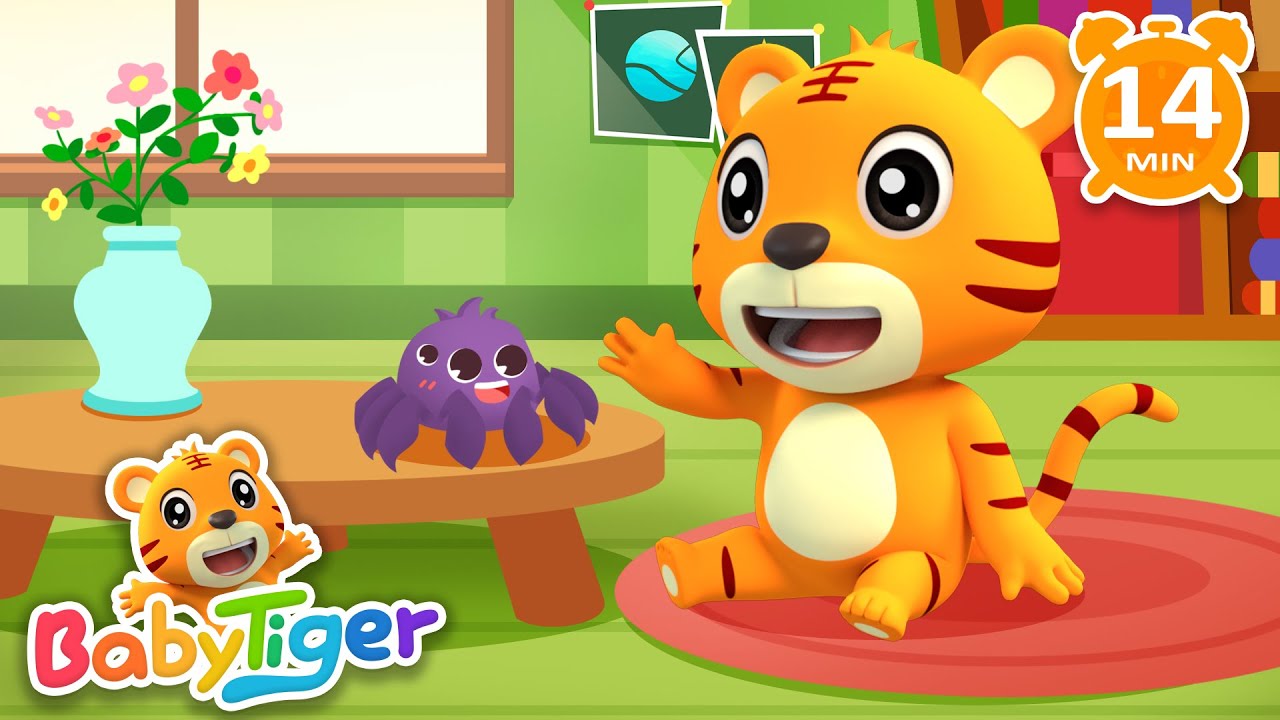 Itsy Bitsy Spider + More Nursery Rhymes & Kids Songs - Baby Tiger - YouTube