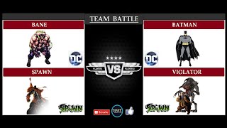 BANE & SPAWN  vs  BATMAN & VIOLATOR (REQUEST #33) #mugen #MUGEN #ikemen #dccomics #spawn #
