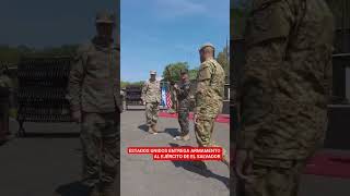 #EstadosUnidos entrega armamento a la #FAES de #ElSalvador.