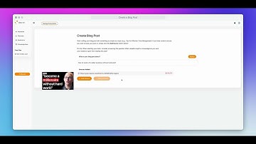 OSCR Video to blog demo