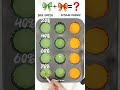 When Warm Green Blends with Autumn Orange | What  Colors Will They Create? #ShortsArt #colormixing