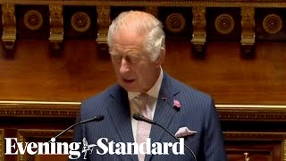 King Charles calls for climate action in historic address to French Senate