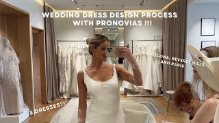 Design My Wedding Dress With Me & Pronovias!!