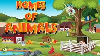 Animal Homes for Kids | Where Do Animals Live?