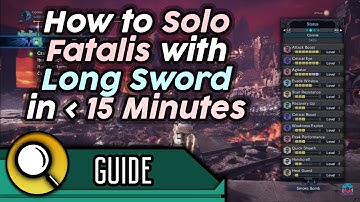 Fatalis vs Longsword Solo Guide - Openings, Strategy, Build, etc | MHW Iceborne