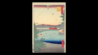 【日めくり３分間名画の旅】287枚目 歌川広重「名所江戸百景  山下町日比谷外さくら田」