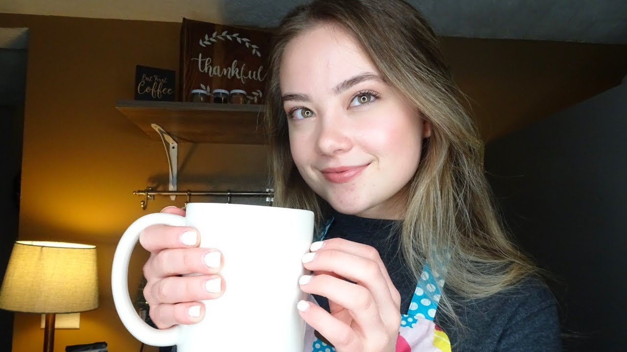 Asmr Tingle Coffee Shop Barista Role Play ☕️🍩 Espresso Making Sounds Crinkles Tapping