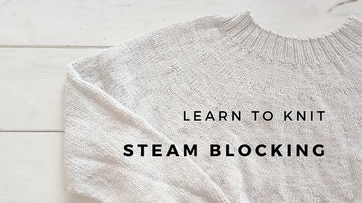 Steam Blocking a finished knit garment
