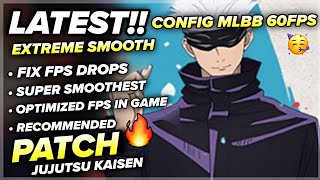 Latest Config ML Anti Lag Extreme Smooth 60FPS + Ping Booster Patch Jujutsu Kaisen - Mobile Legends screenshot 1