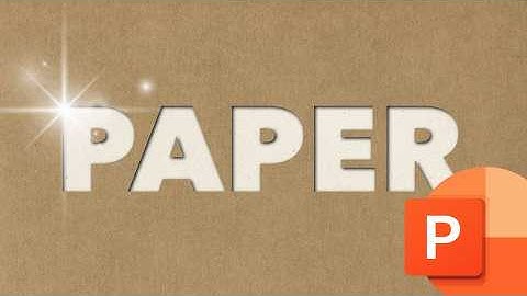Paper Cutout Text Effect in PowerPoint (Easy Tutorial)