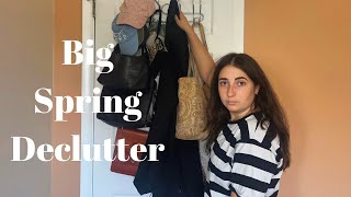 Spring cleaning my wardrobe and *trying* to declutter for the new season 