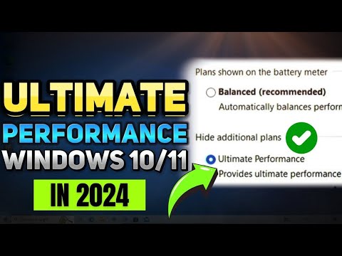 How To Enable Missing High Performance Plan | Ultimate Performance Power Plan Windows 11