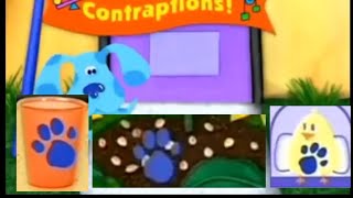 blue's clues how to draw 3 clues from contraptions