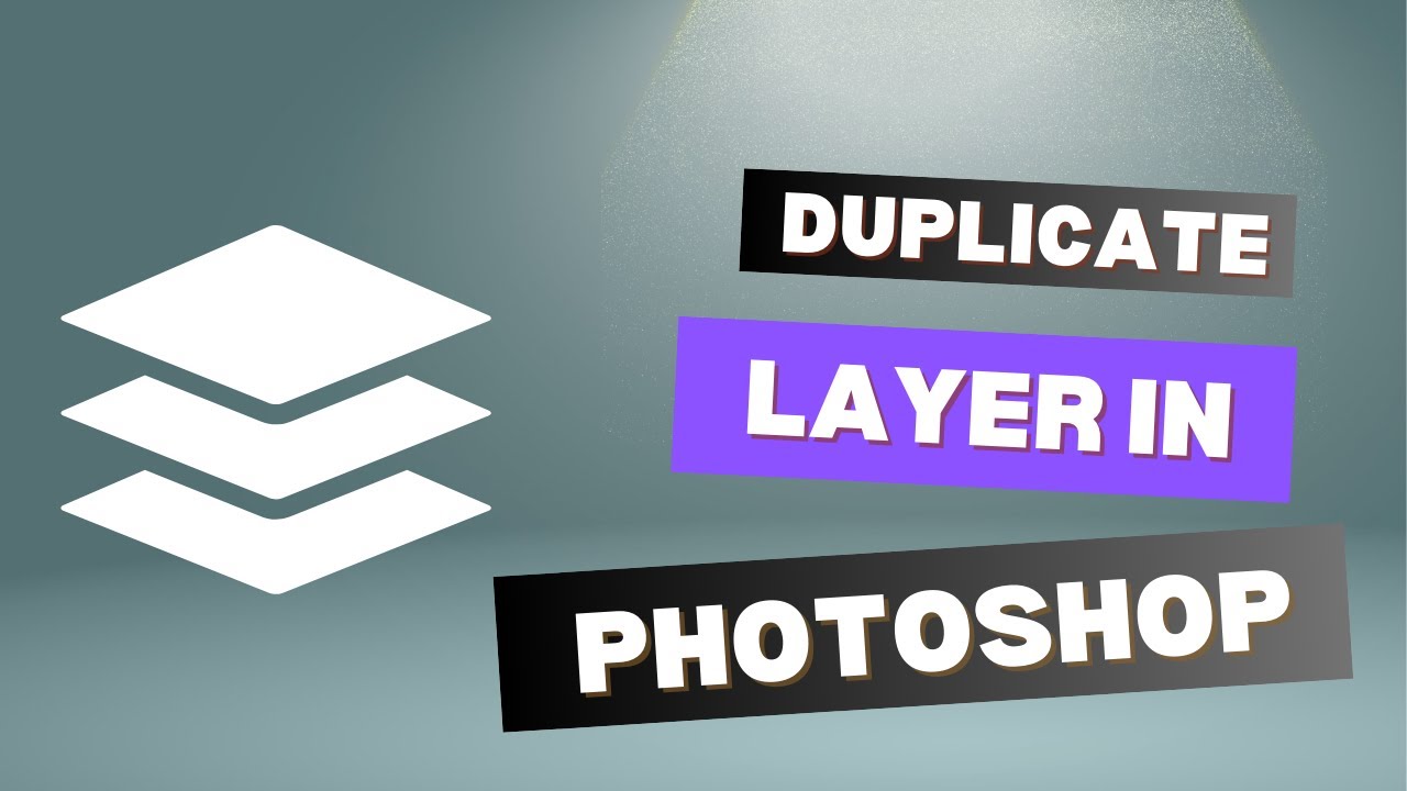 HOW TO DUPLICATE LAYERS IN PHOTOSHOP 2025 | FOR BEGINNERS - YouTube