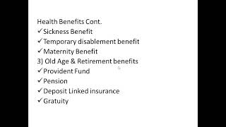 Types of Fringe Benefits Types of Fringe Benefits