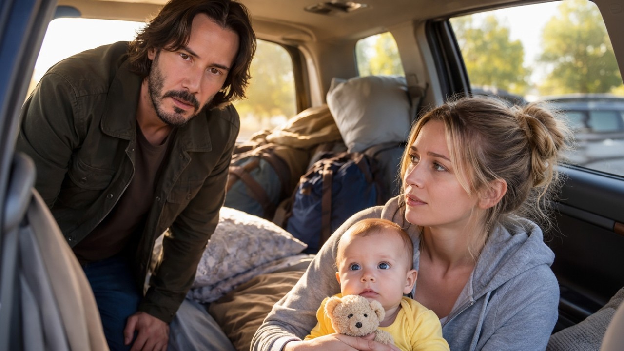 Keanu Reeves Went Undercover — Discovered His Employee Living in a Car with a Baby