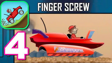 Hill Climb Racing - Gameplay Walkthrough Part 4 - Finger Screw (Android Games)