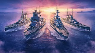 Игра на Линкорах в WORLD OF WARSHIPS LEGENDS