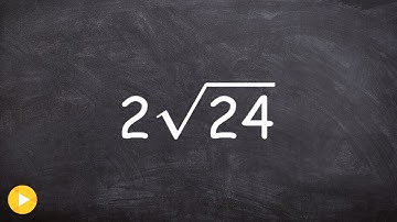 Simplifying radicals multiplied by an integer