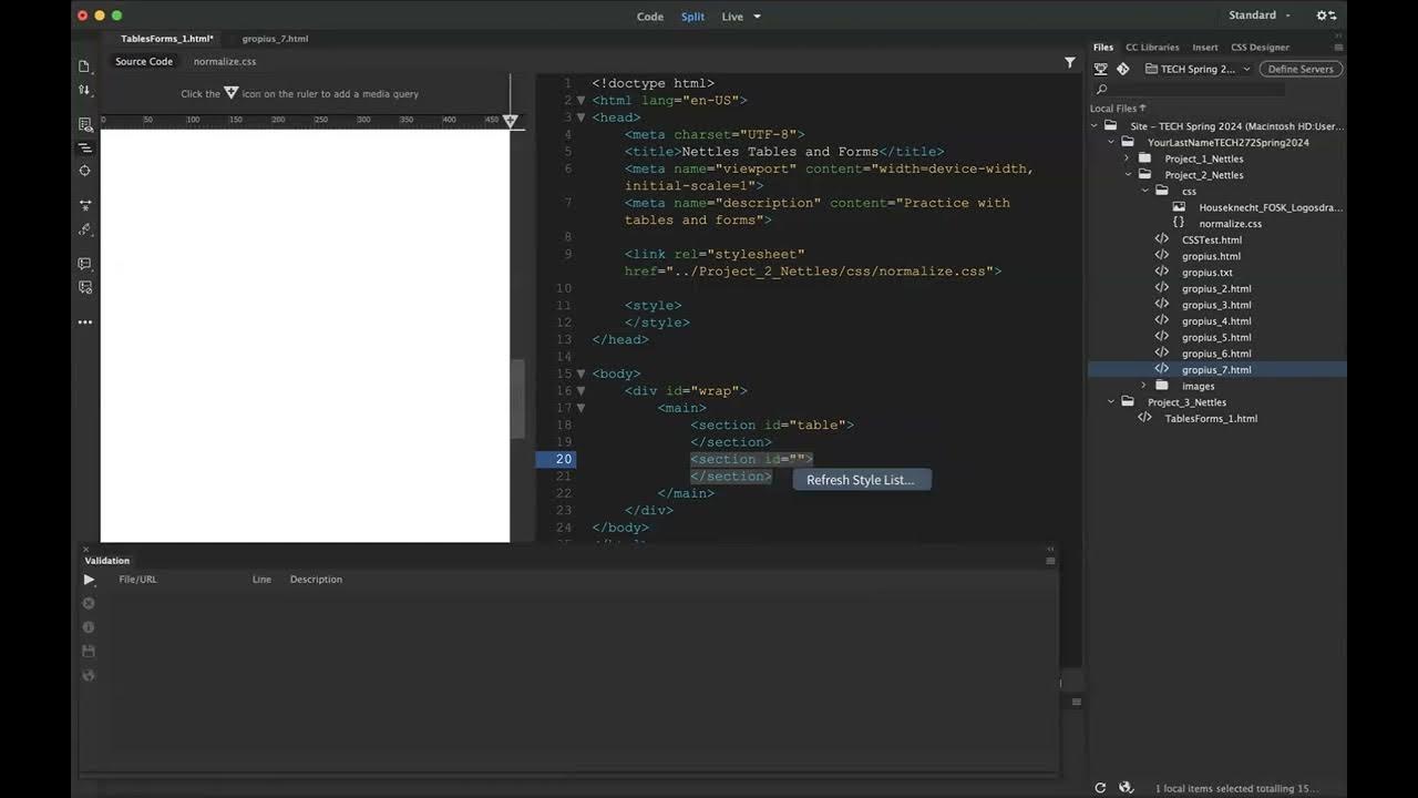 Project 3a HTML Forms - YouTube