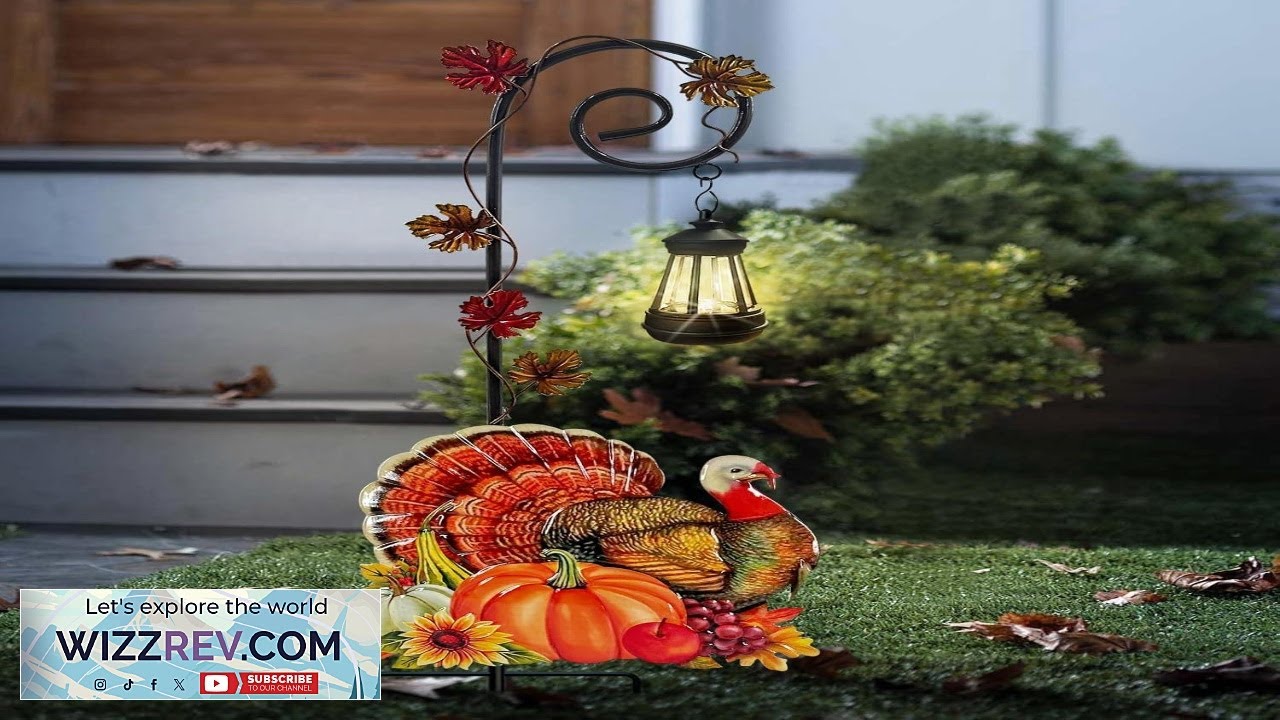 Садовый колышек из тыквы на солнечной индейке, лёгкий металлический, украшение на День благодарен...