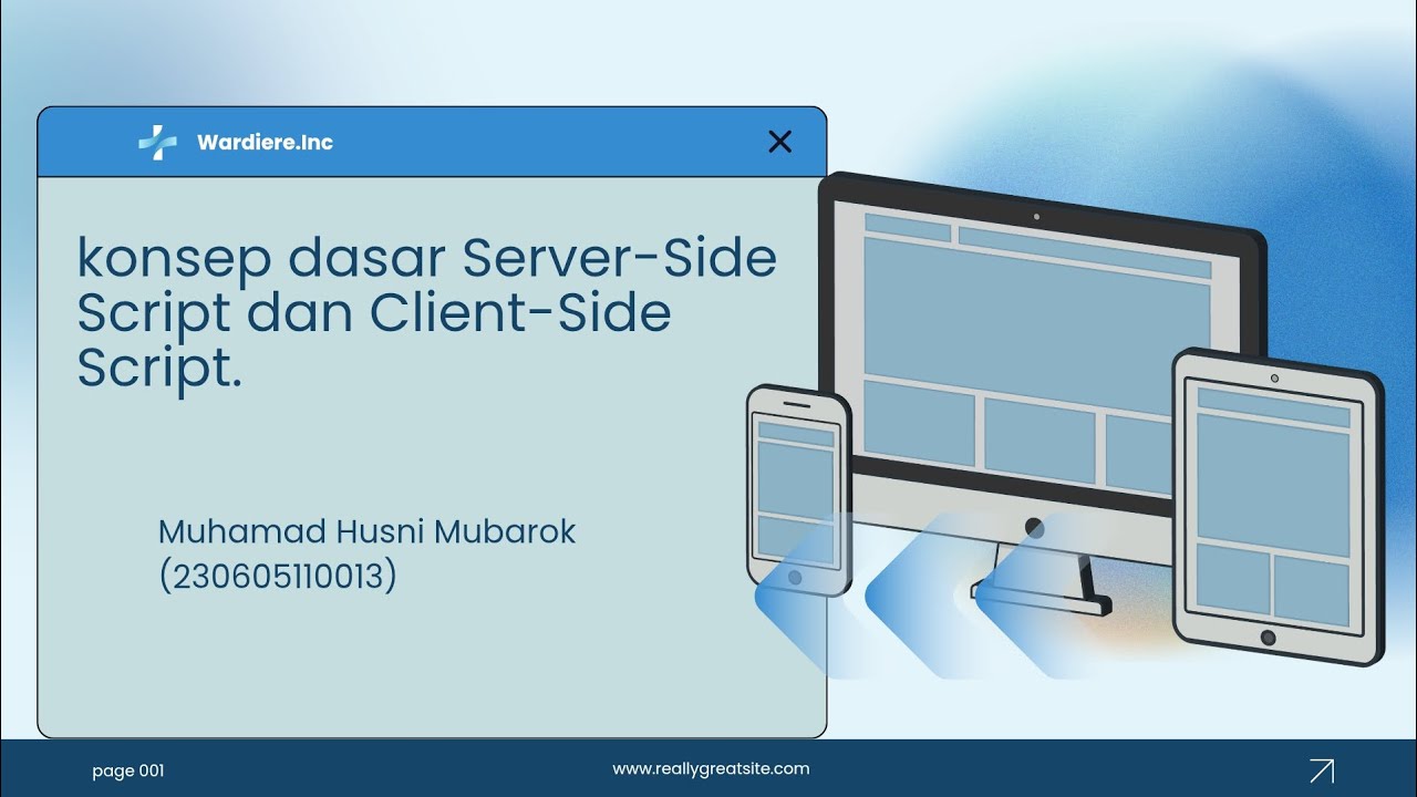 KONSEP DASAR SERVER-SIDE SCRIPT & CLIENT-SIDE SCRIPT - YouTube