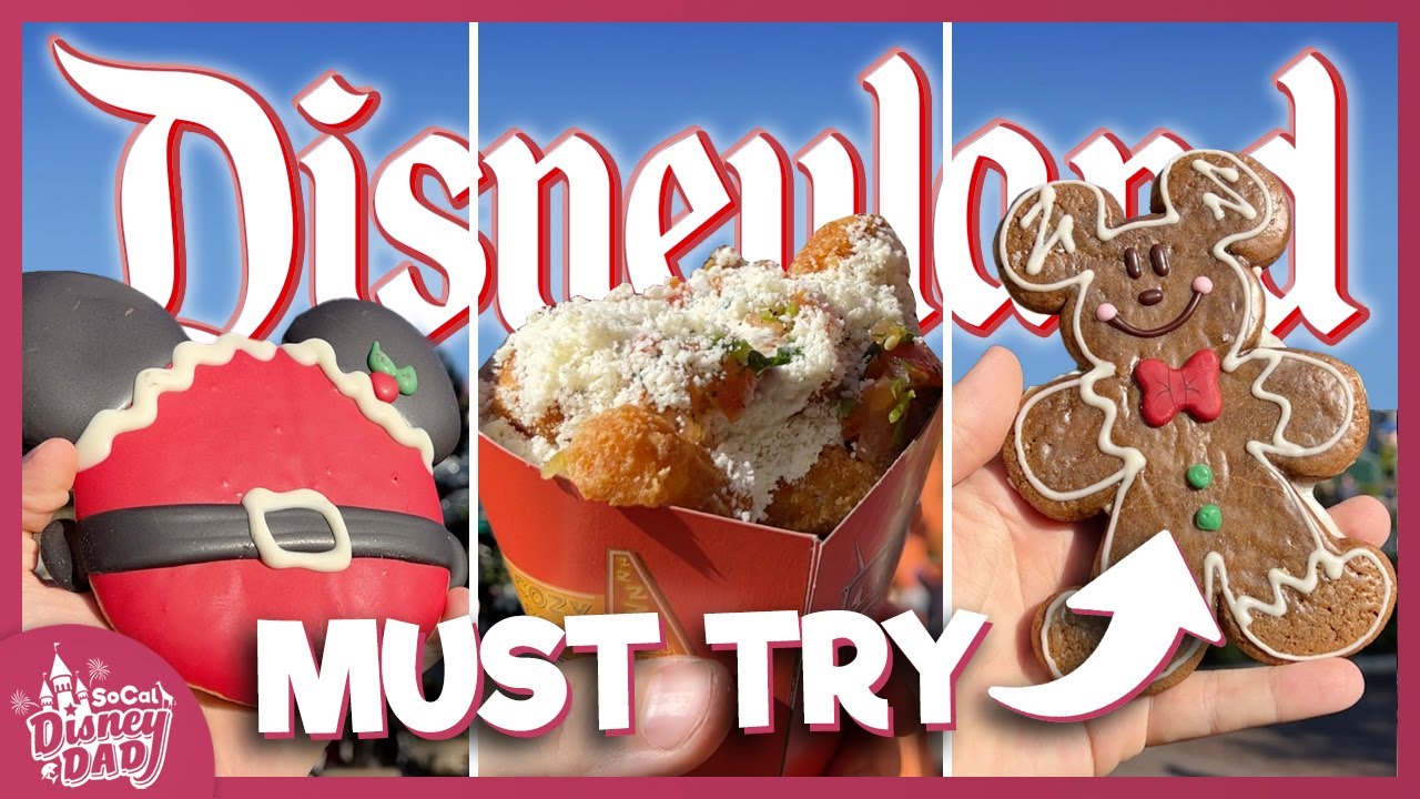 10 MUST TRY Disneyland Christmas Snacks You Have to Get in 2022 YouTube