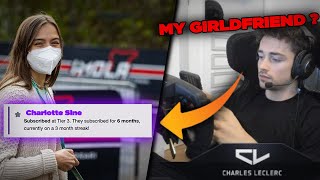 Charles Leclerc My Girlfriend had to Subscribe to my twitch channel to tell me to open the door🤣