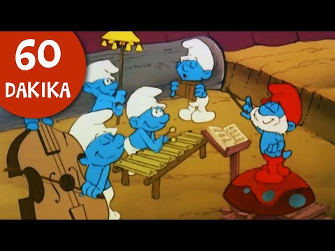 60 dakika uzunluğunda Şirinler • Müzik Derlemesi • Şirinler