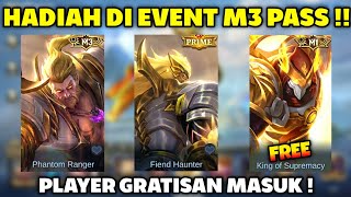 PENJELASAN LENGKAP EVENT M3 PASS | CARA MENDAPATKAN SKIN ROGER M3 DAN PRIME