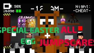 FNAF 2D | ALL jumpscares + Special easter egg! #fnaf #fnaf2d