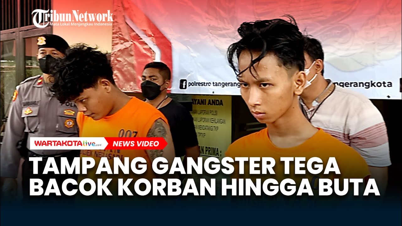 Sabet Mata Korban Sampai Buta, 6 Anggota Gangster Dibekuk Polrestro Tangerang Kota