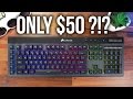 Corsair gaming k55 rgb keyboard review