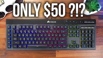Corsair Gaming K55 RGB Keyboard Review!
