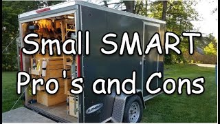 Small SMART tool trailer Pros and Cons  6x10 Vnose