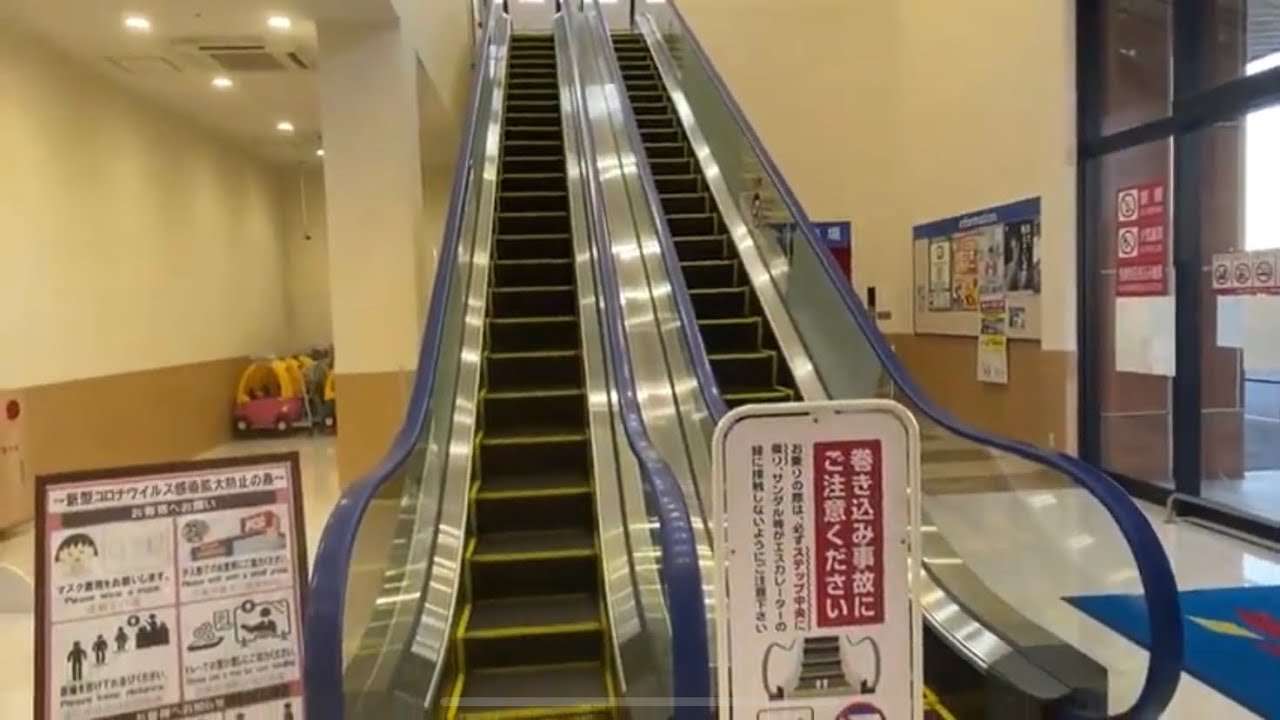 ケーズデンキ　イオンモール宇多津店　昇りエスカレーター