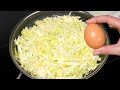 You&#39;ll love cabbage when you cook it this way! Delicious recipes from cabbage and eggs!