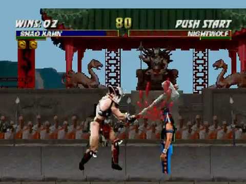 Mortal Kombat Trilogy (PSX) - Longplay as Shao Kahn 