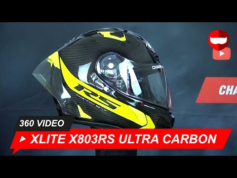 X-Lite X-803 RS Ultra Carbon Hot Lap Yellow - ChampionHelmets.com