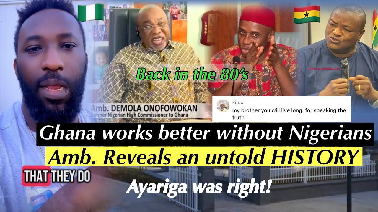 GHANA WORKS BETTER WITHOUT NIGERIANS; LESSER CRIMES RATES! AMBASSADOR REVEALS AN UNTOLD TRUTH