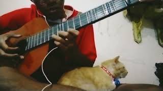 Maqam F bayati microtonal guitar