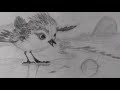 :: Piper Bird Sketching | Disney Pixar | Pencil Sketching | Anu Lanish ::
