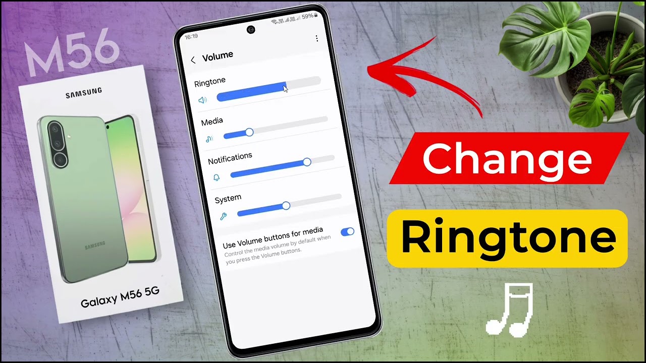 Samsung Galaxy M56 Ringtone Setting / Samsung M56 me Ringtone Kaise Set Kare