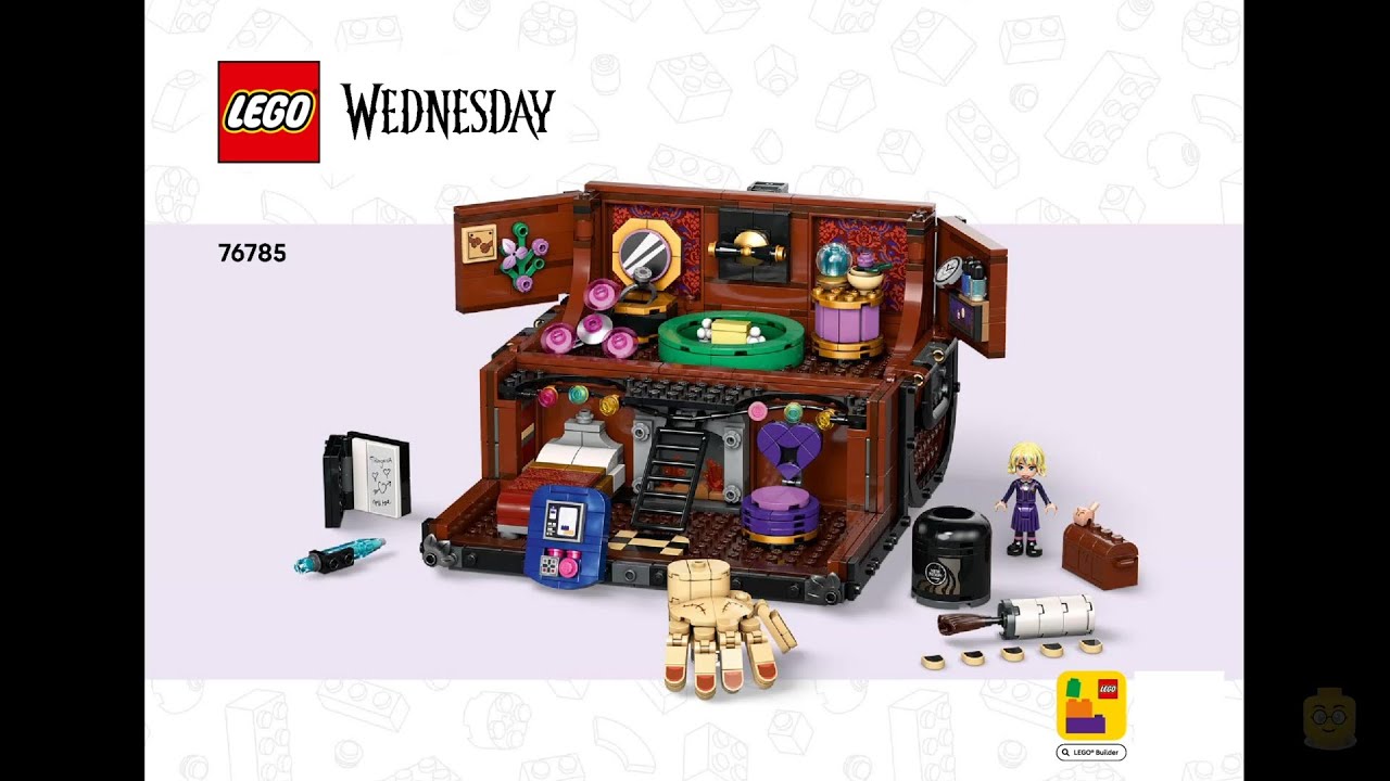 LEGO Wednesday 76785 - Complete Thing's Apartment Instructions